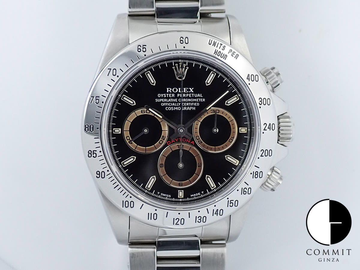 ロレックス デイトナ エルプリメロ Ref.16520 ステンレススチール ブラック文字盤