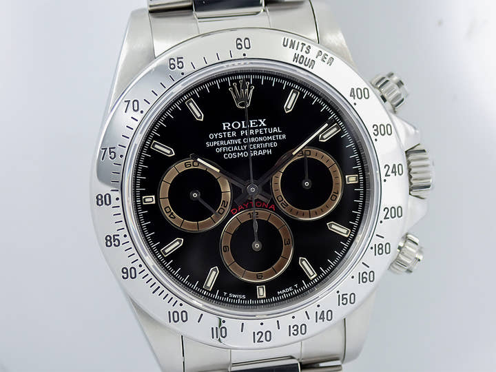 ロレックス デイトナ エルプリメロ Ref.16520 ステンレススチール ブラック文字盤