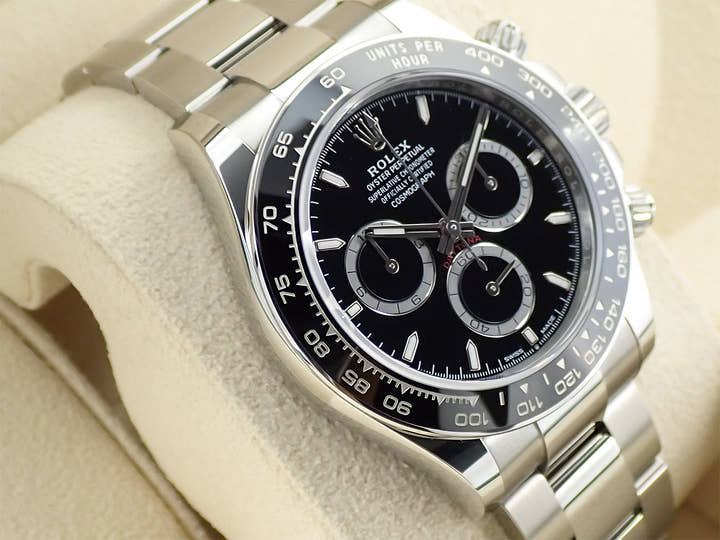 ロレックス デイトナ Ref.126500LN ステンレススチール ブラック文字盤