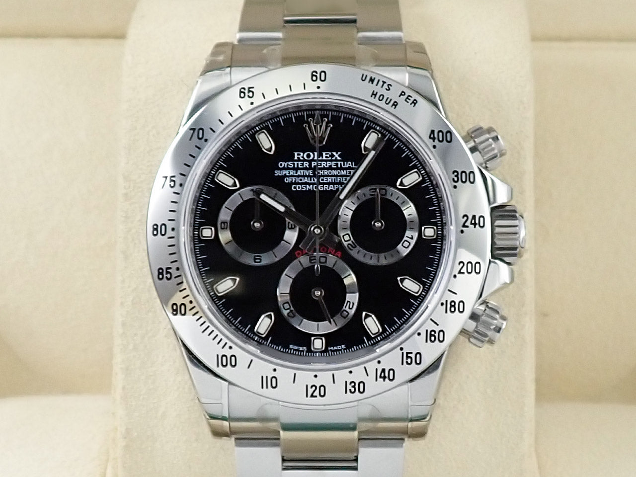 Rolex Daytona Ref.116520 SS Black Dial