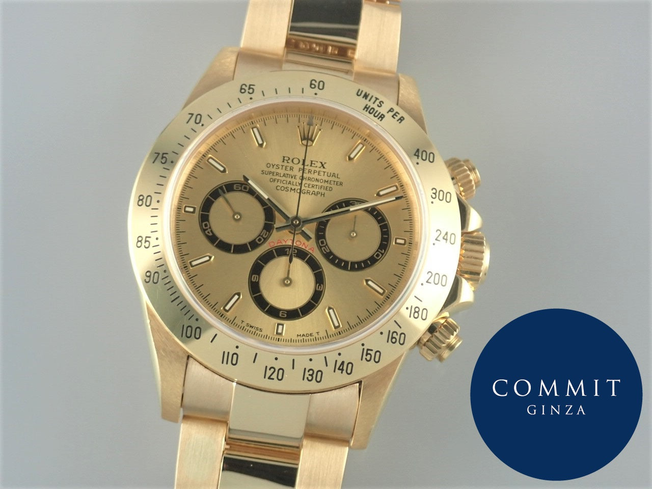 Rolex Daytona El Primero Champagne Dial W Serial Number &lt;Box&gt;