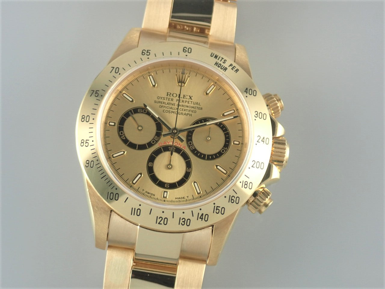 Rolex Daytona El Primero Champagne Dial W Serial Number &lt;Box&gt;