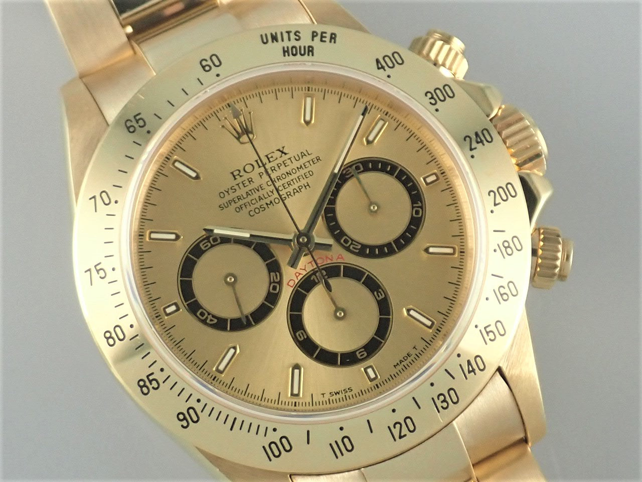 Rolex Daytona El Primero Champagne Dial W Serial Number &lt;Box&gt;