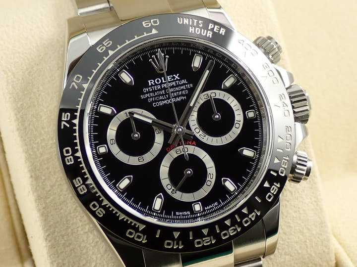 ロレックス デイトナ Ref.116500LN ステンレススチール ブラック文字盤