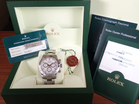 Rolex Daytona White Dial Z Serial Ref.116520