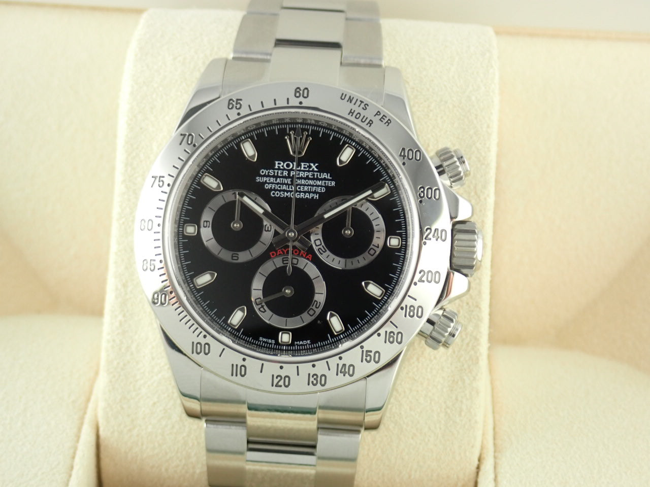 Rolex Daytona Black Dial Random Mirror Buckle &lt;Warranty, Box, etc.&gt;