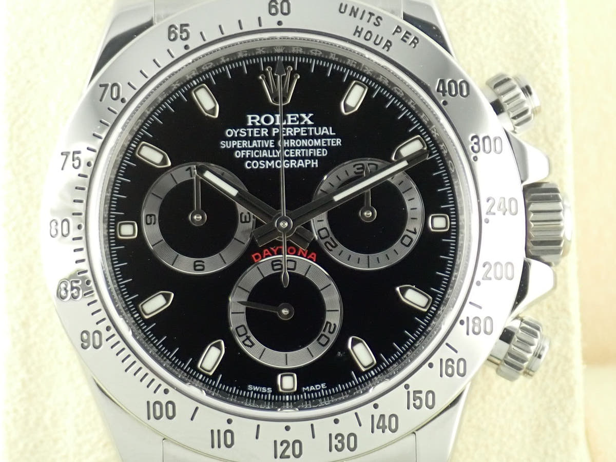 ロレックス デイトナ Ref.116520 ブラック文字盤 中古 daytona-410