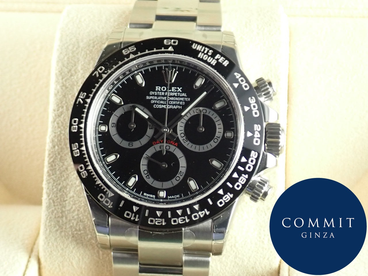 Rolex Daytona Black Dial [Unused, with protective seal] [Warranty, box, etc.]