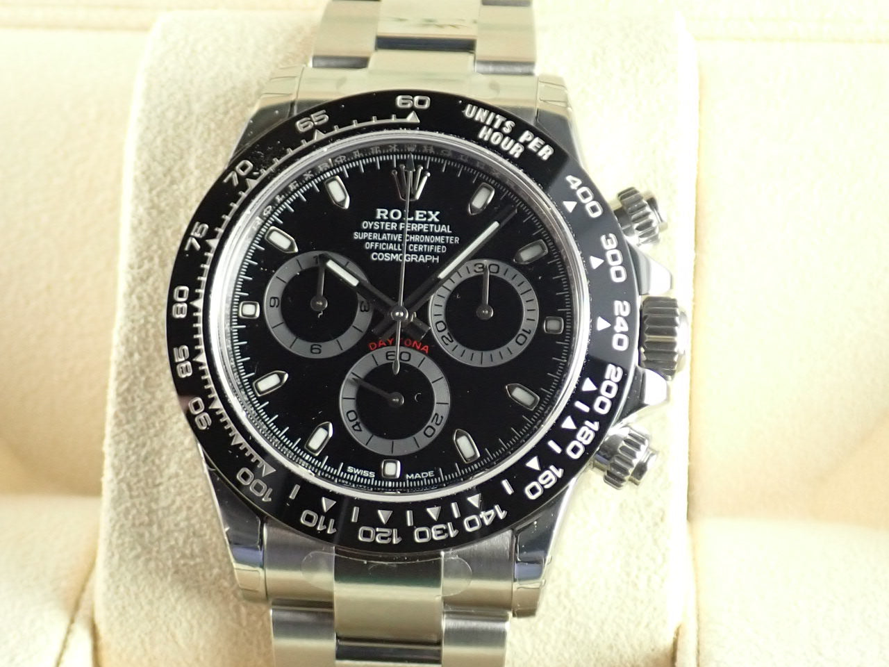 Rolex Daytona Black Dial [Unused, with protective seal] [Warranty, box, etc.]