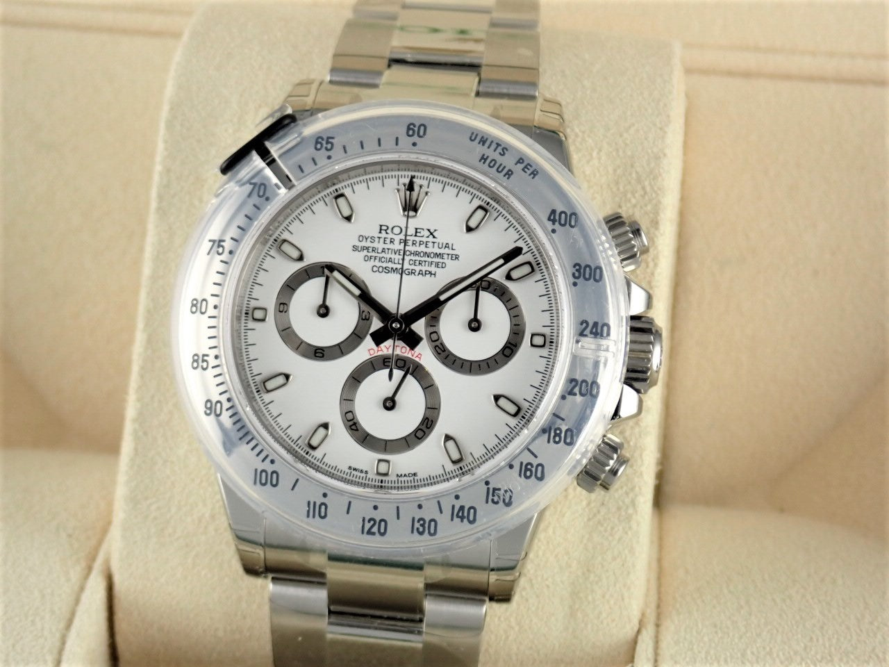 Rolex Daytona White Dial Random Mirror Buckle [Dead Stock] &lt;Warranty, Box, etc.&gt;