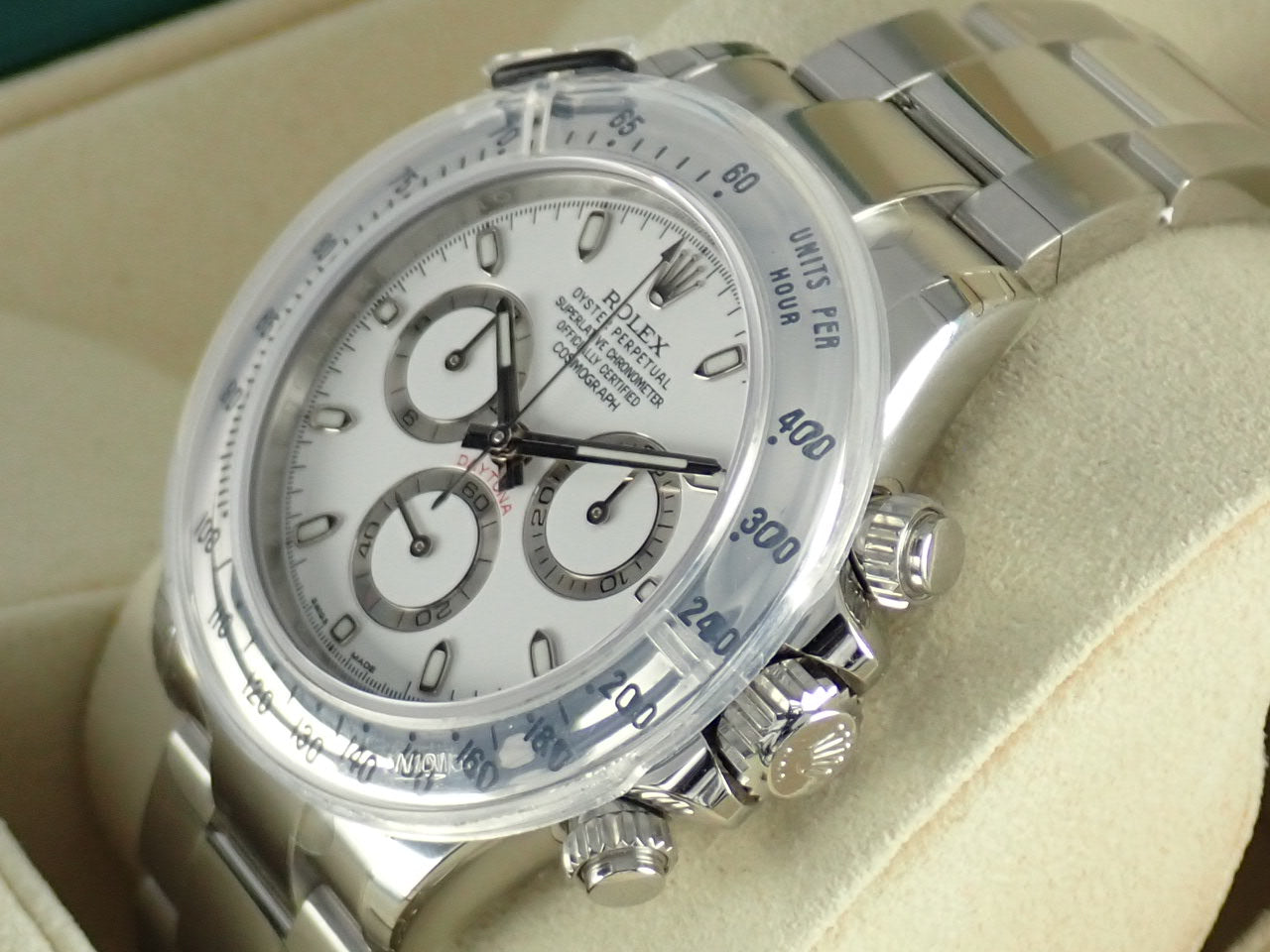 Rolex Daytona White Dial Random Mirror Buckle [Dead Stock] &lt;Warranty, Box, etc.&gt;