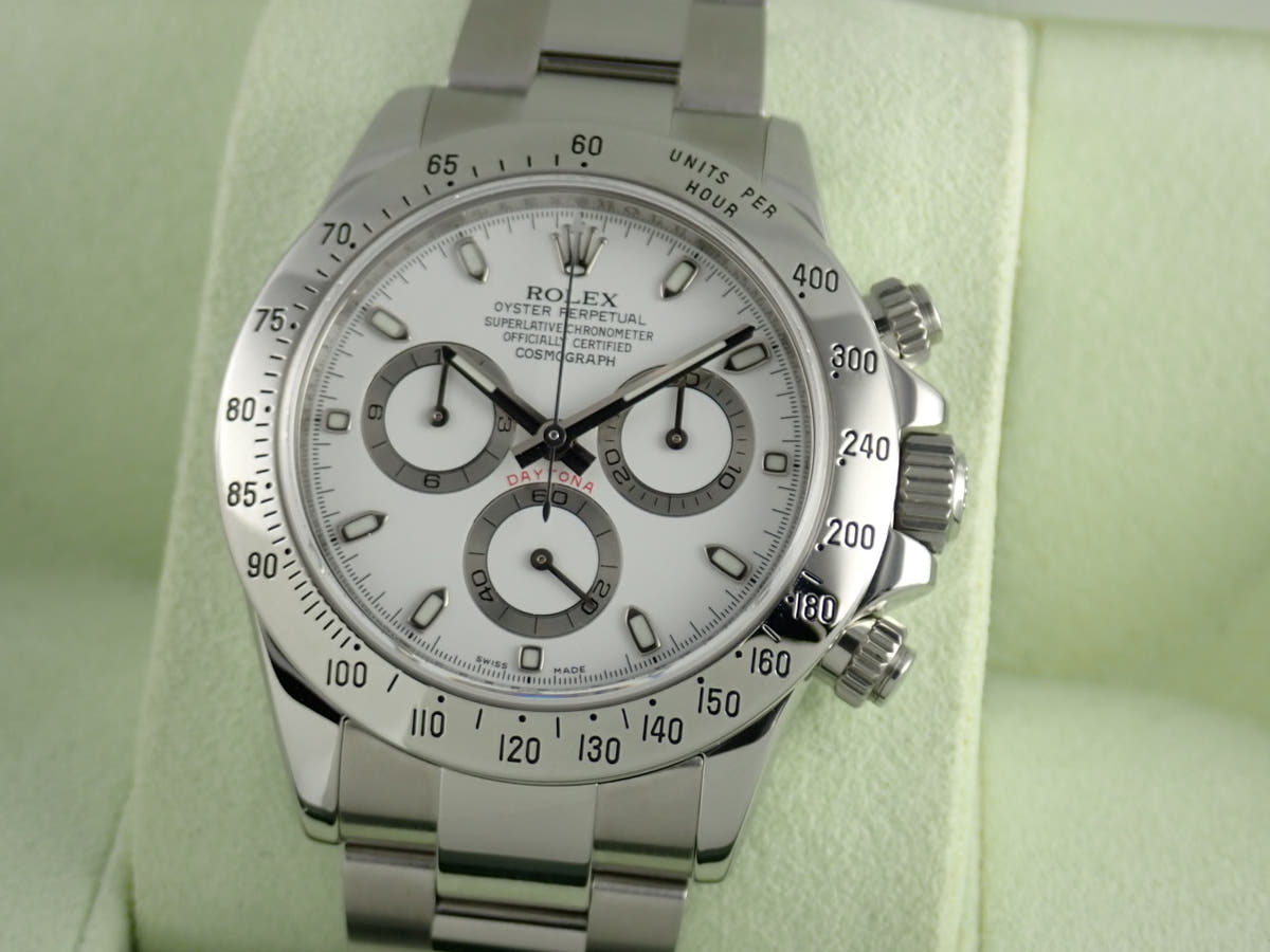 ロレックス デイトナ Ref.116520 ホワイト文字盤 中古 daytona-413