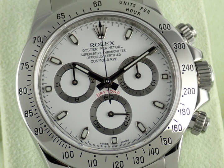 ロレックス デイトナ Ref.116520 ホワイト文字盤 中古 daytona-413
