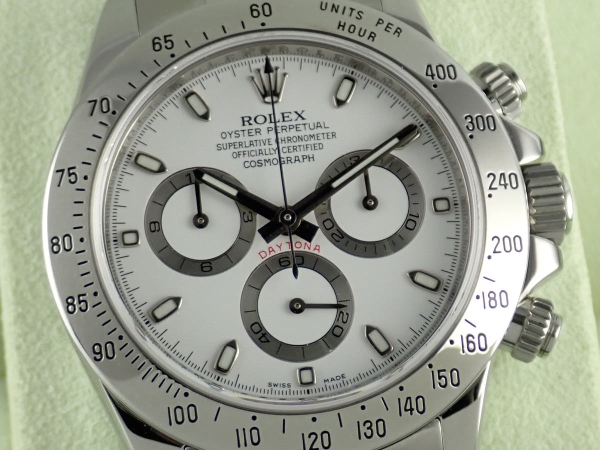 ロレックス デイトナ Ref.116520 ホワイト文字盤 中古 daytona-413