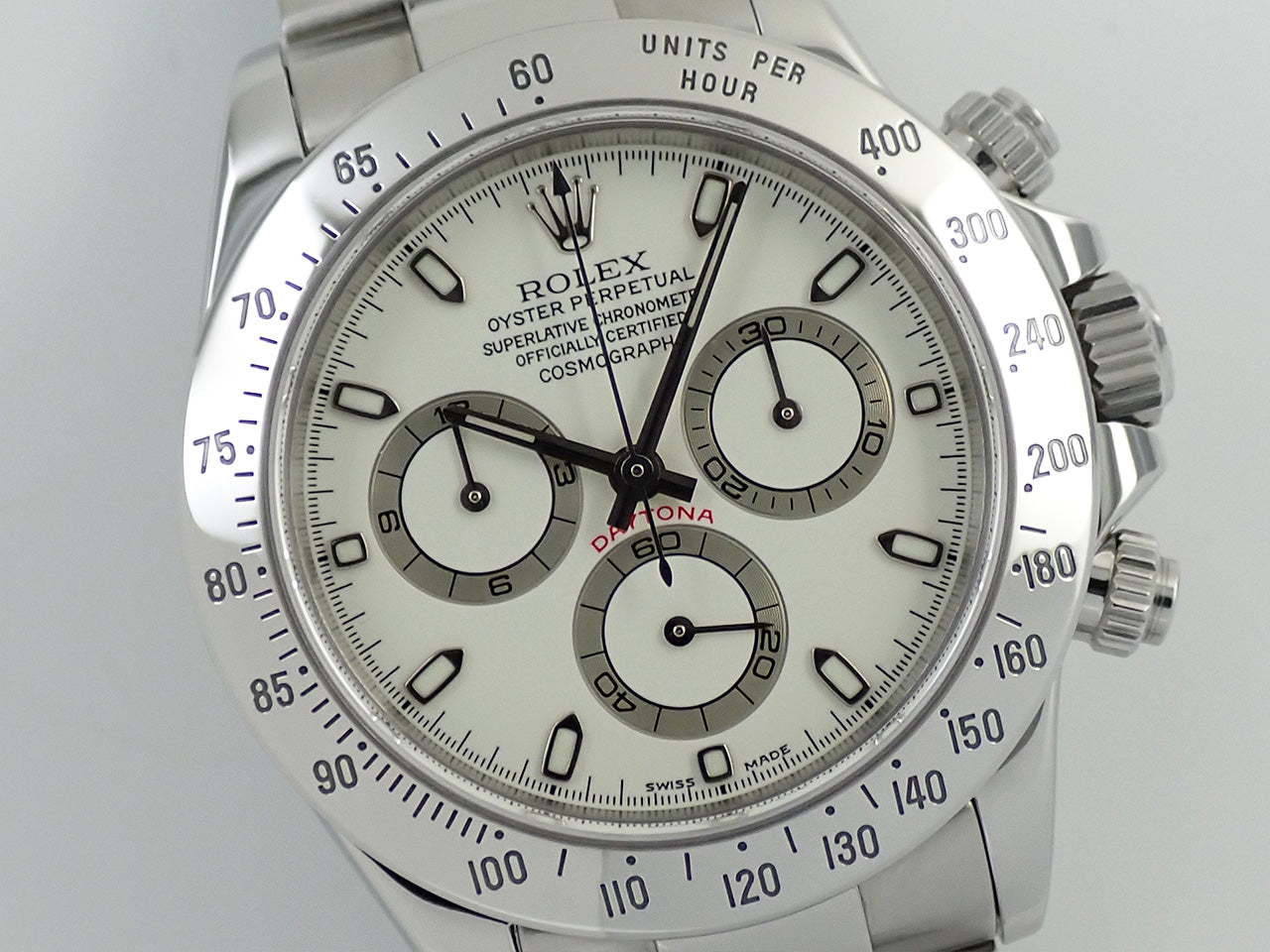 Rolex Daytona Ref.116520 SS White Dial