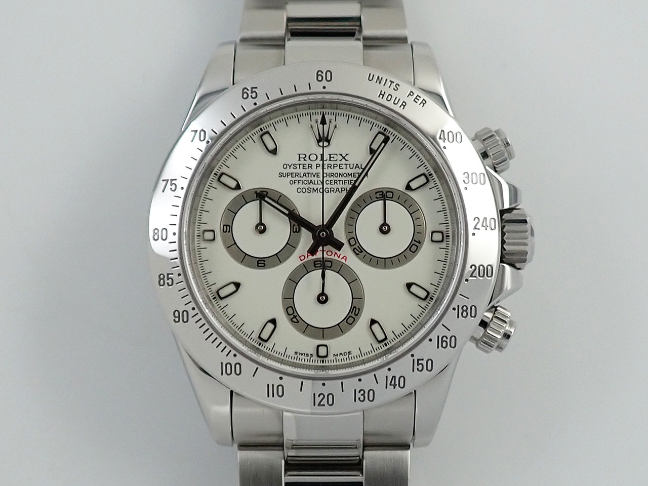 Rolex Daytona Ref.116520 SS White Dial