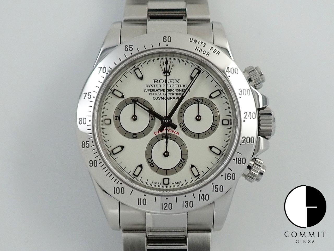 Rolex Daytona Ref.116520 SS White Dial