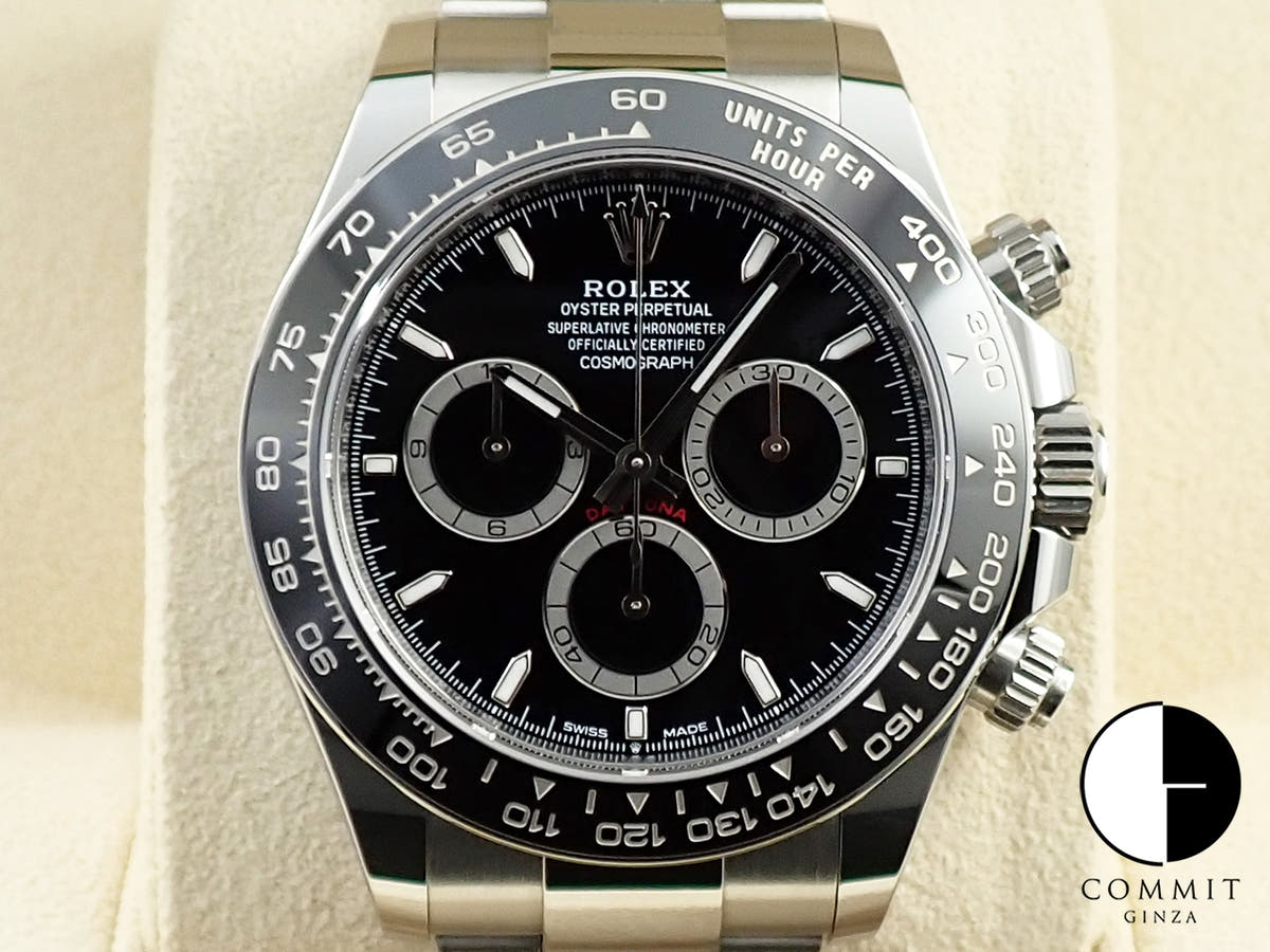 ロレックス デイトナ Ref.126500LN ブラック文字盤 中古 87HW6896
