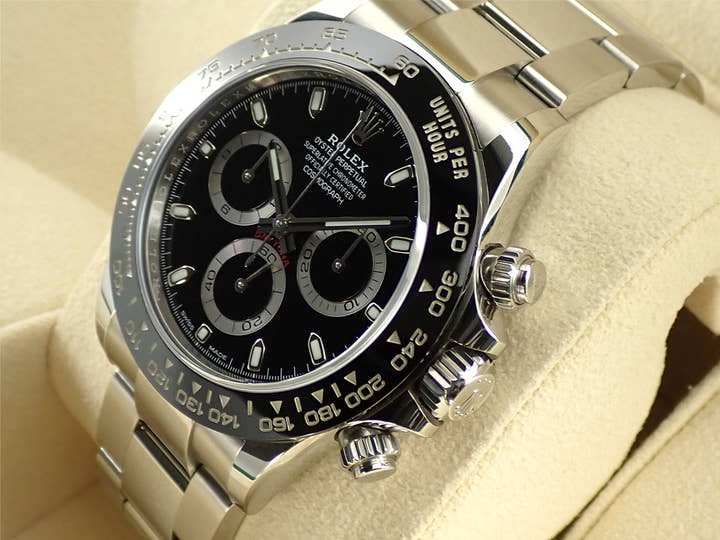 ロレックス デイトナ Ref.116500LN ステンレススチール ブラック文字盤