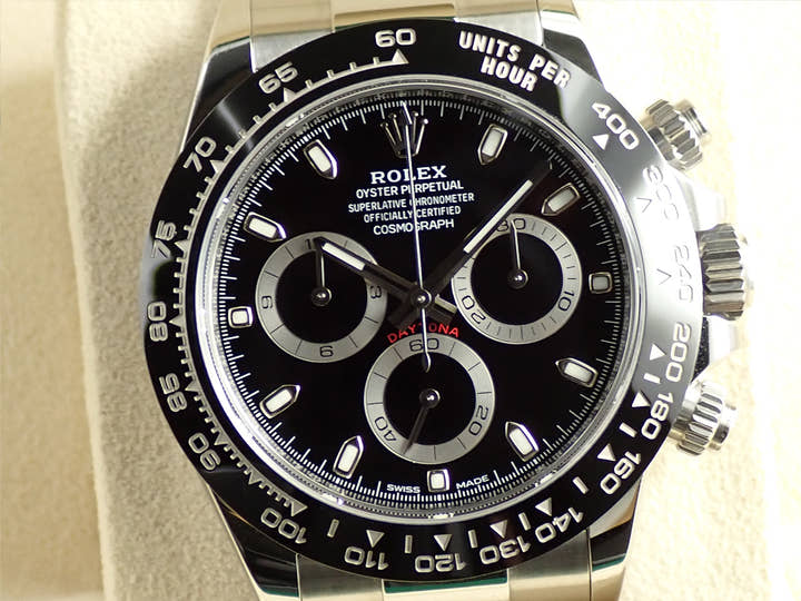ロレックス デイトナ Ref.116500LN ステンレススチール ブラック文字盤