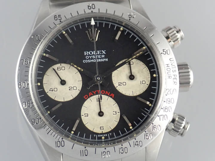 ロレックス デイトナ Ref.6265 ブラック文字盤 中古 daytona-417