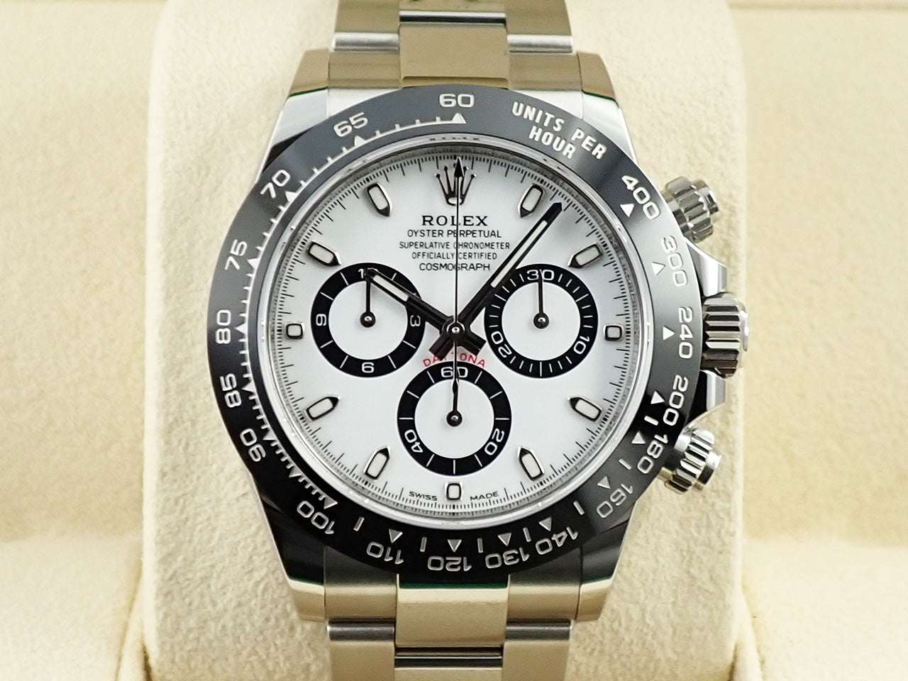 Rolex Daytona Ref.116500LN SS White Dial