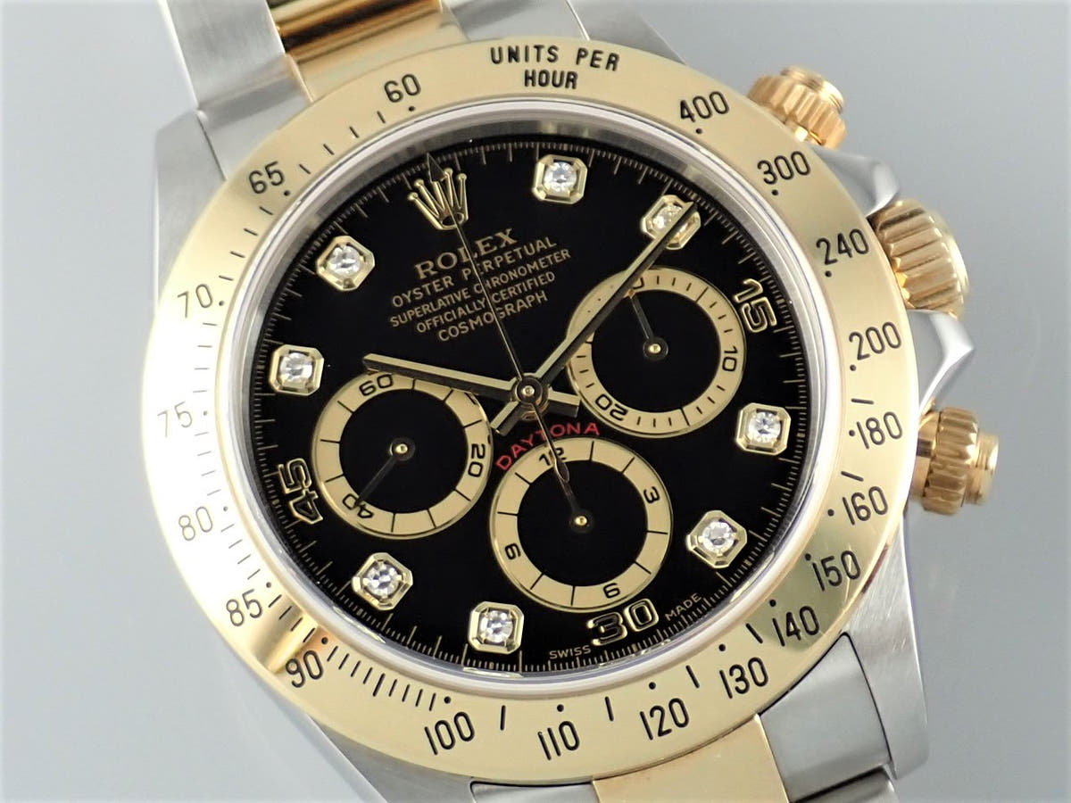 ロレックス デイトナ Ref.16523G ブラック文字盤 中古 daytona-418