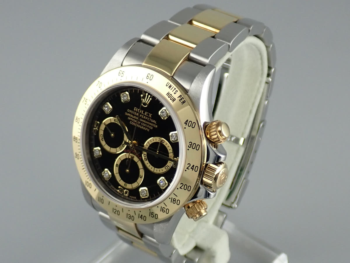 ロレックス デイトナ Ref.16523G ブラック文字盤 中古 daytona-418