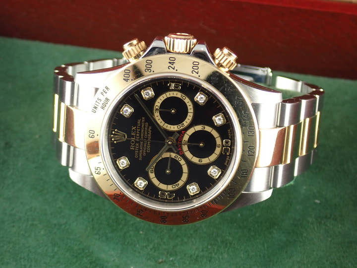 ロレックス デイトナ Ref.16523G ブラック文字盤 中古 daytona-418