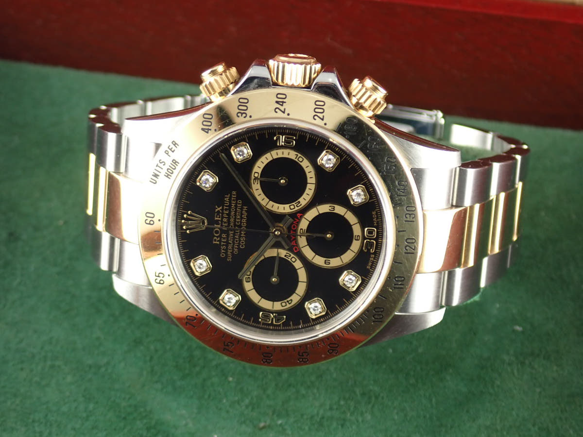 ロレックス デイトナ Ref.16523G ブラック文字盤 中古 daytona-418