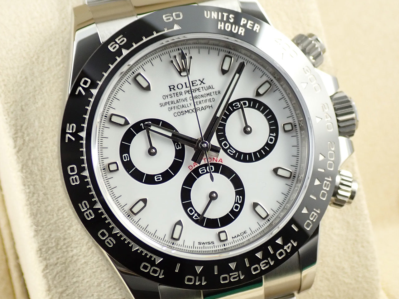 Rolex Daytona Ref.116500LN SS White Dial