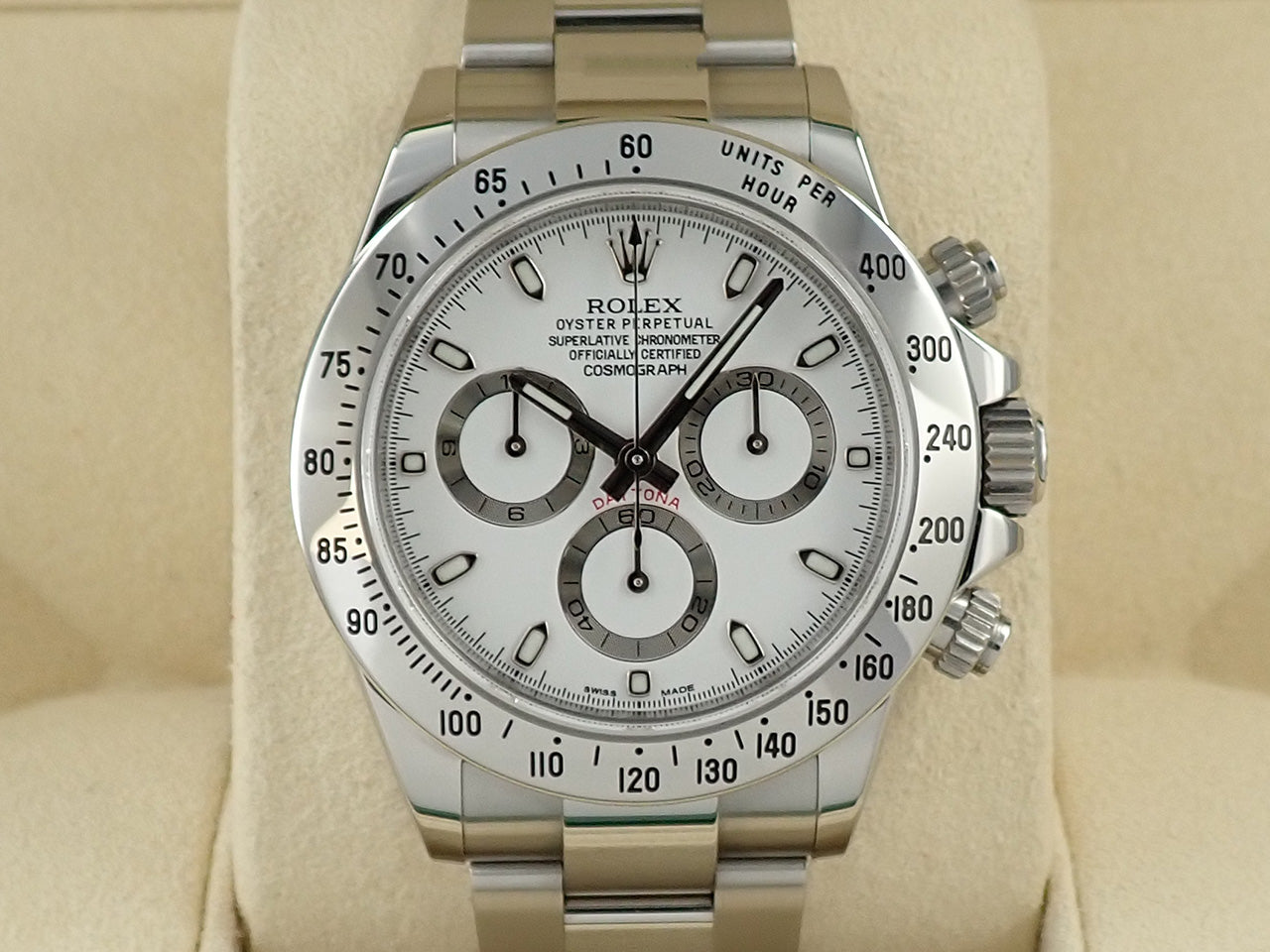 Rolex Daytona Ref.116520 SS White Dial