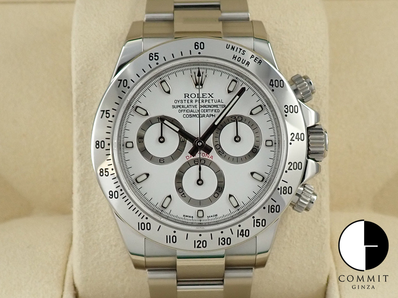 Rolex Daytona Ref.116520 SS White Dial