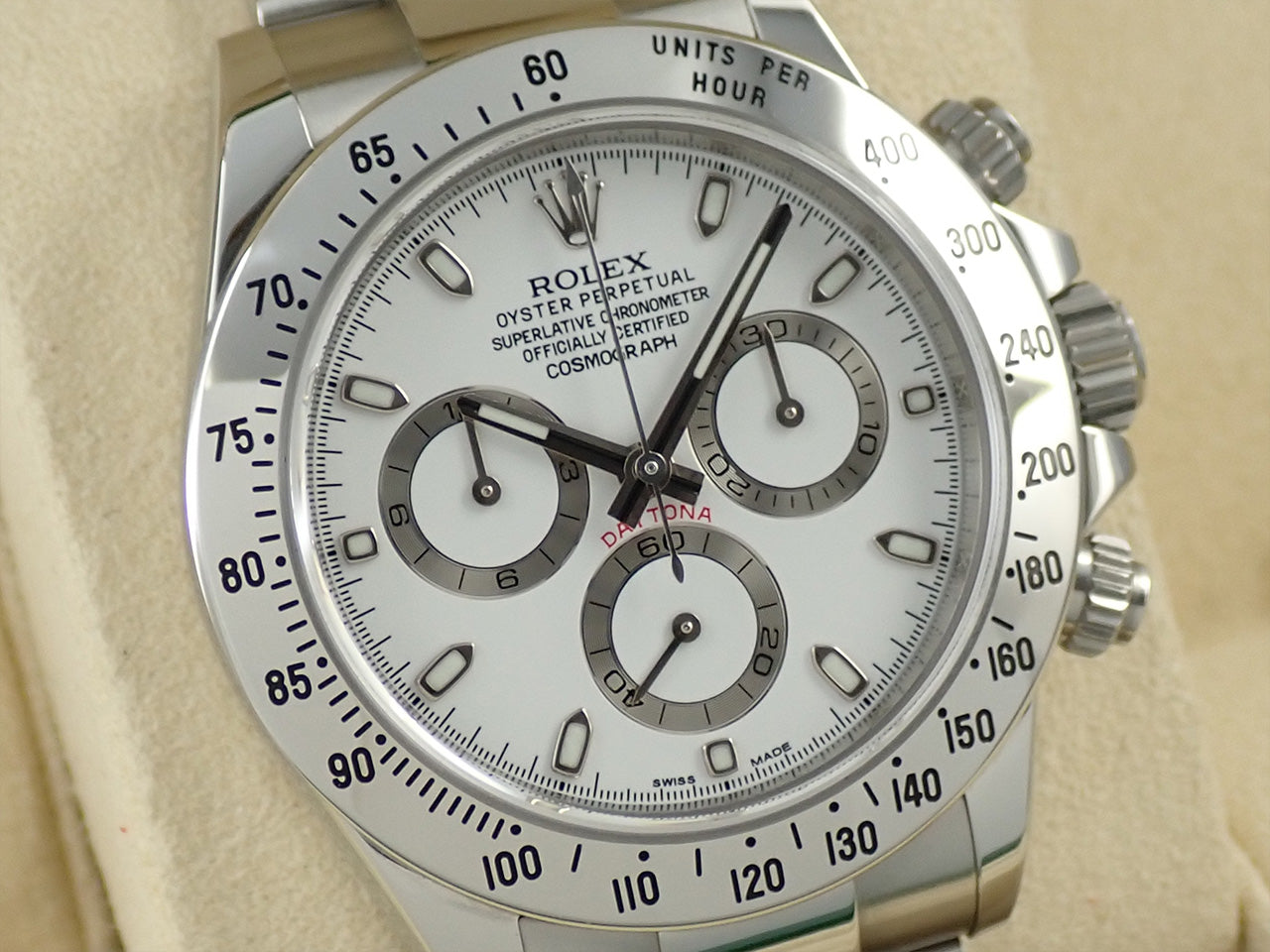 Rolex Daytona Ref.116520 SS White Dial