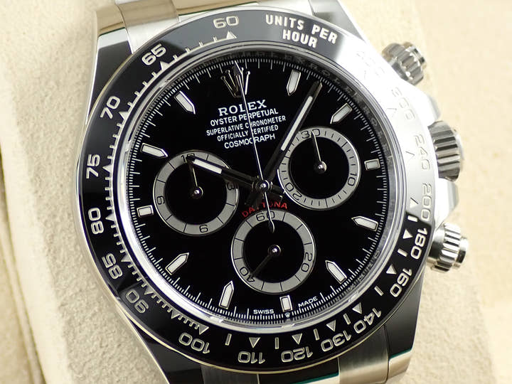 ロレックス デイトナ Ref.126500LN ステンレススチール ブラック文字盤