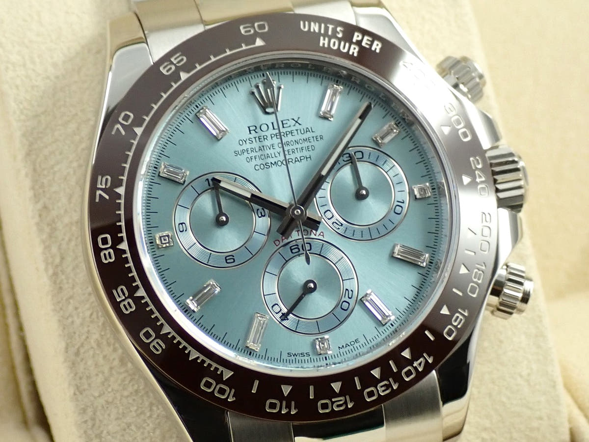 ロレックス デイトナ Ref.116506A アイスブルー11Pダイヤ文字盤 美品 FU77F998