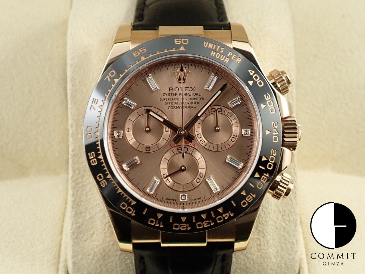 Rolex Daytona Ref.116515LN 18KERG Pink 10P Diamond Dial