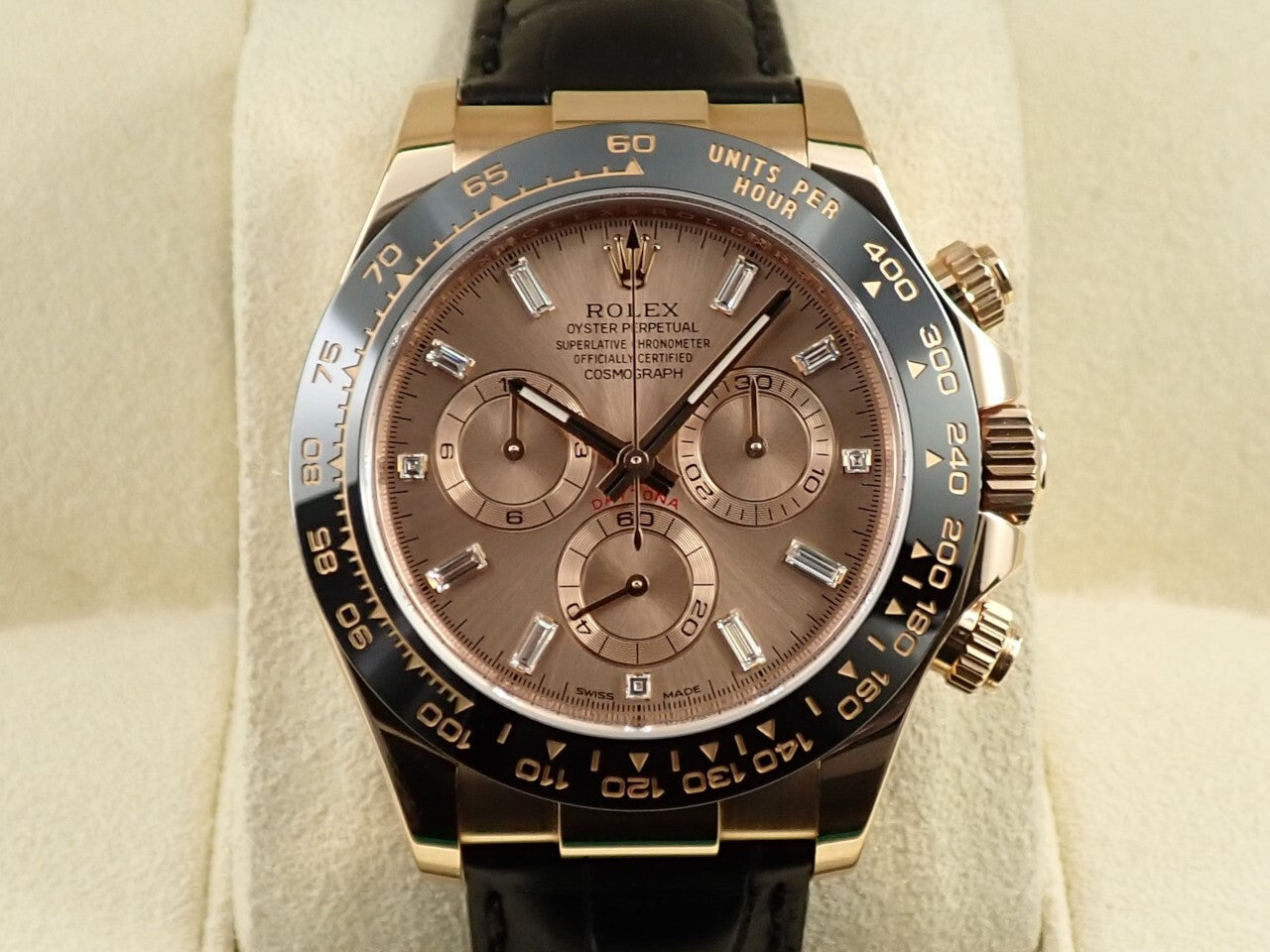 Rolex Daytona Ref.116515LN 18KERG Pink 10P Diamond Dial