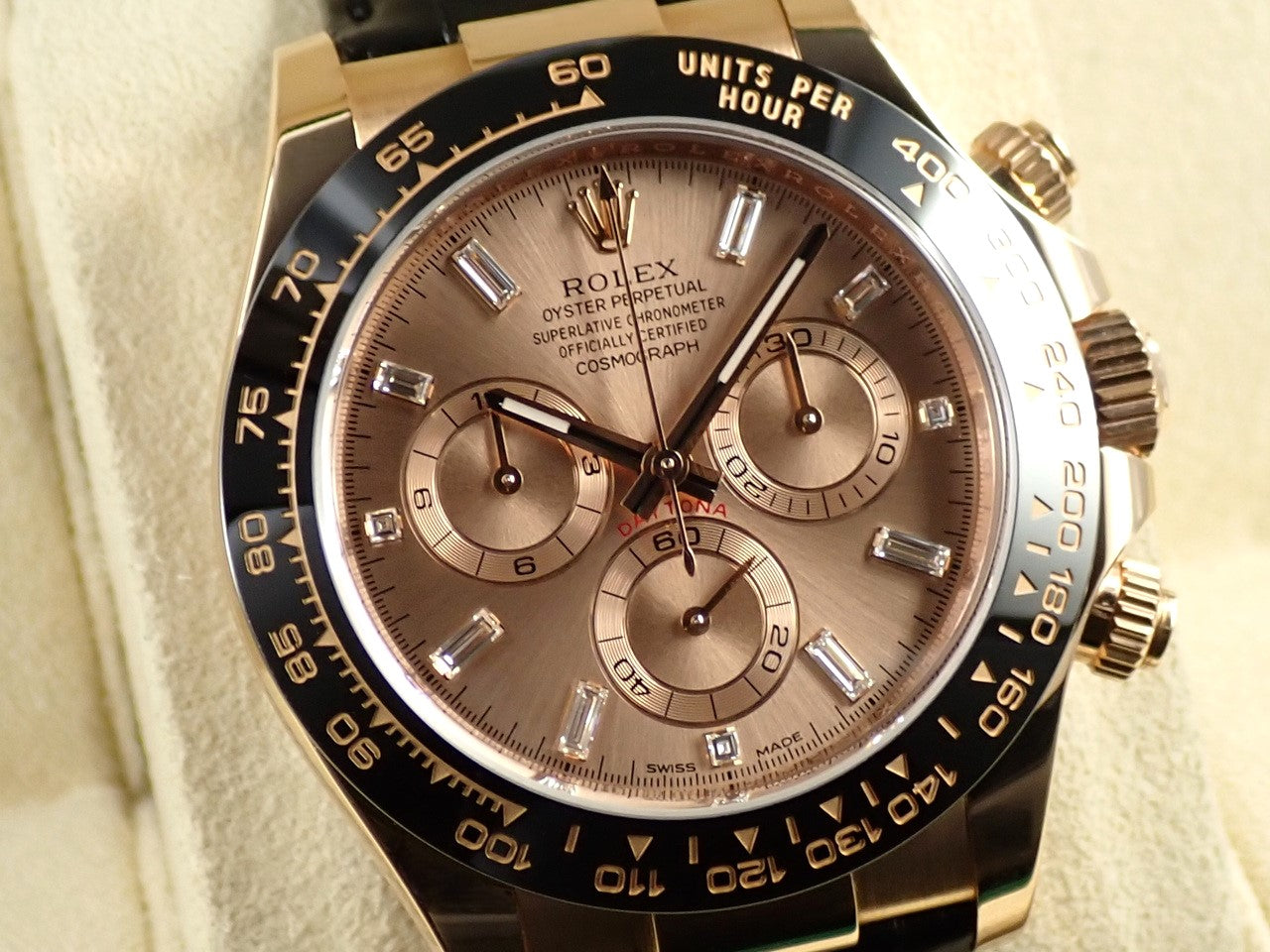 Rolex Daytona Ref.116515LN 18KERG Pink 10P Diamond Dial