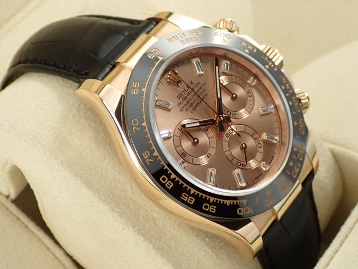 ロレックス デイトナ Ref.116515LNA エバーローズゴールド ピンクx11Pダイヤ文字盤