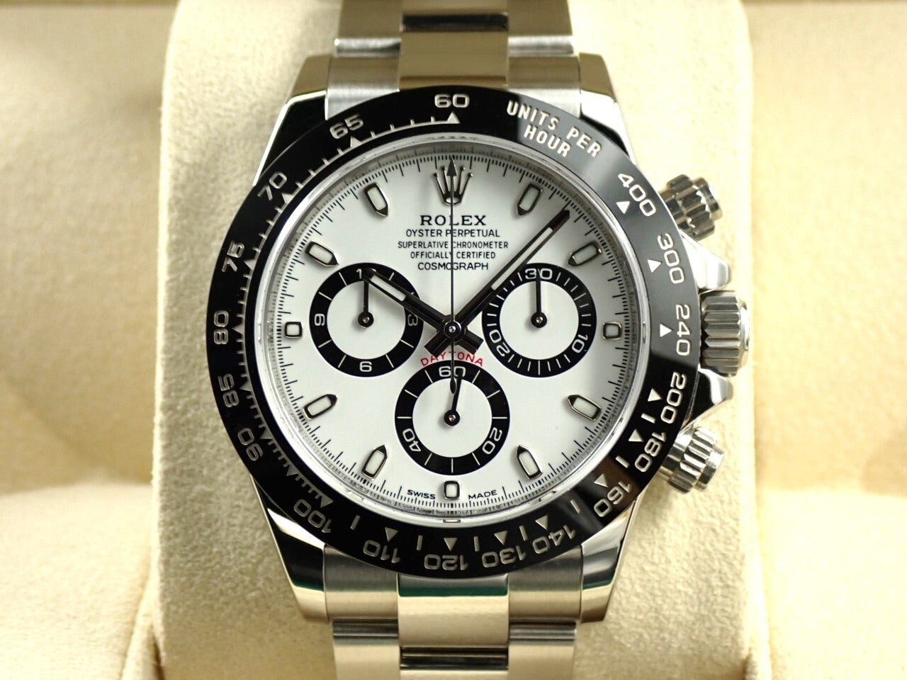 Rolex Daytona Ref.116500LN SS White Dial