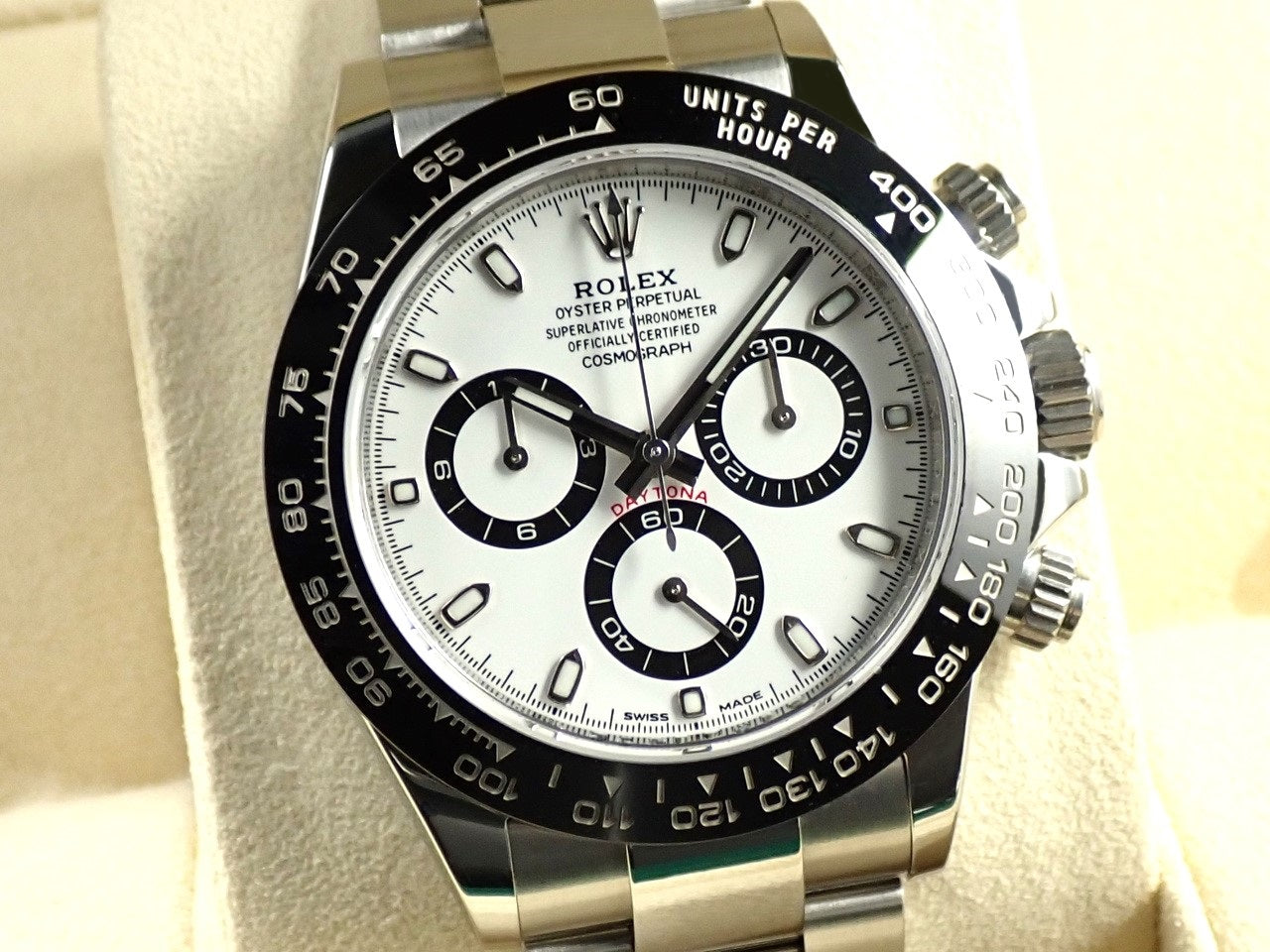 Rolex Daytona Ref.116500LN SS White Dial