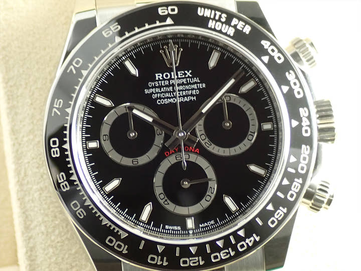 ロレックス デイトナ Ref.126500LN ステンレススチール ブラック文字盤
