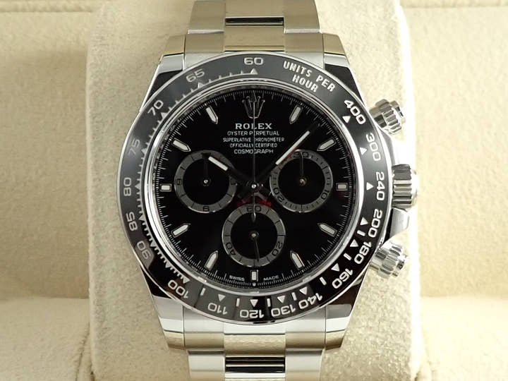 ロレックス デイトナ Ref.126500LN ステンレススチール ブラック文字盤