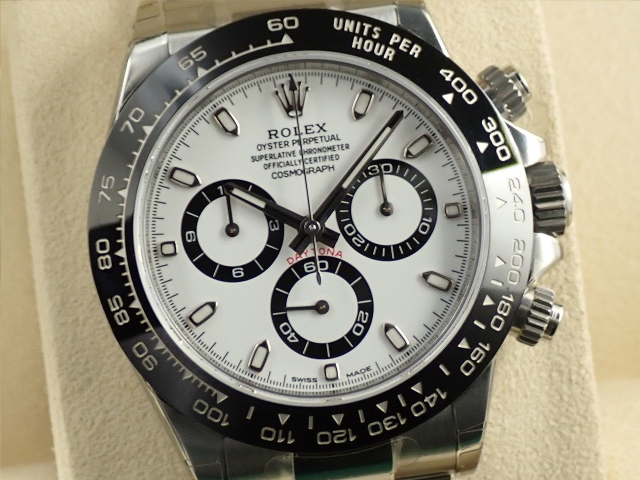 Rolex Daytona Ref.116500LN SS White Dial