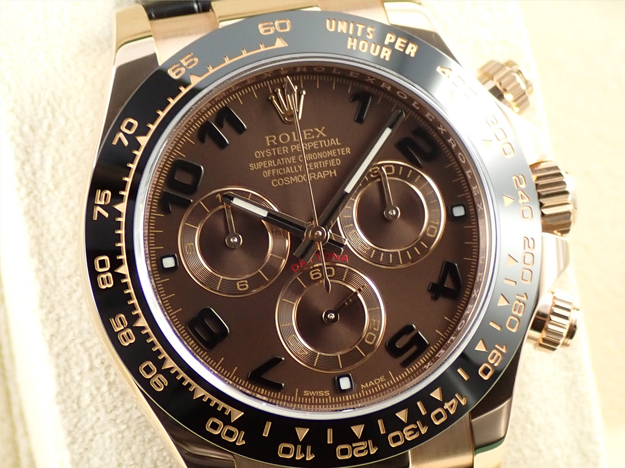 Rolex Daytona Ref.116515LN 18KERG Chocolate/Arabic Dial