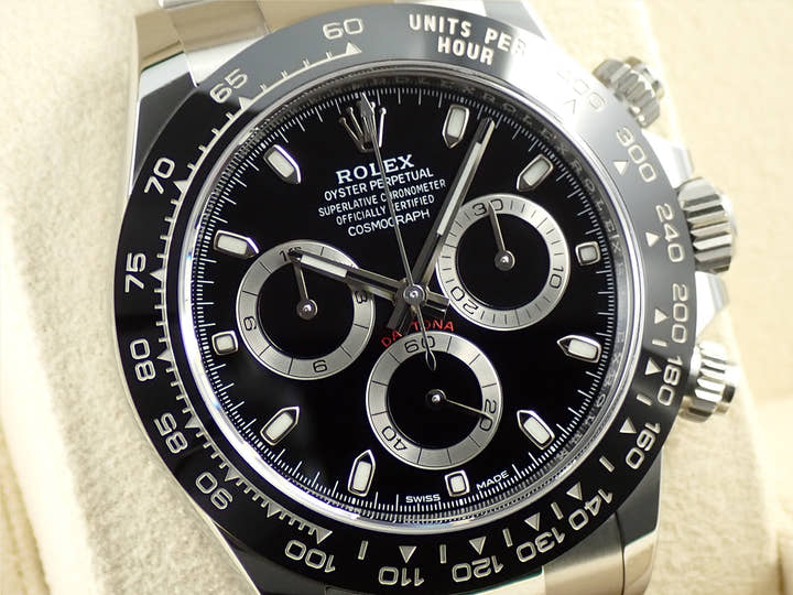 ロレックス デイトナ Ref.116500LN ステンレススチール ブラック文字盤