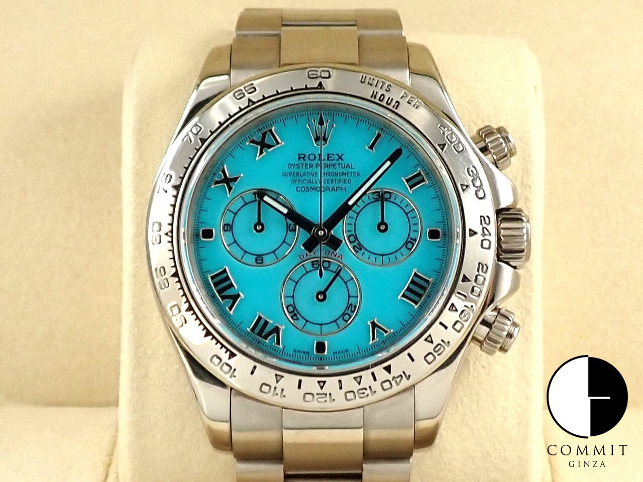 Rolex Daytona Ref.116509 18KWG Turquoise Dial