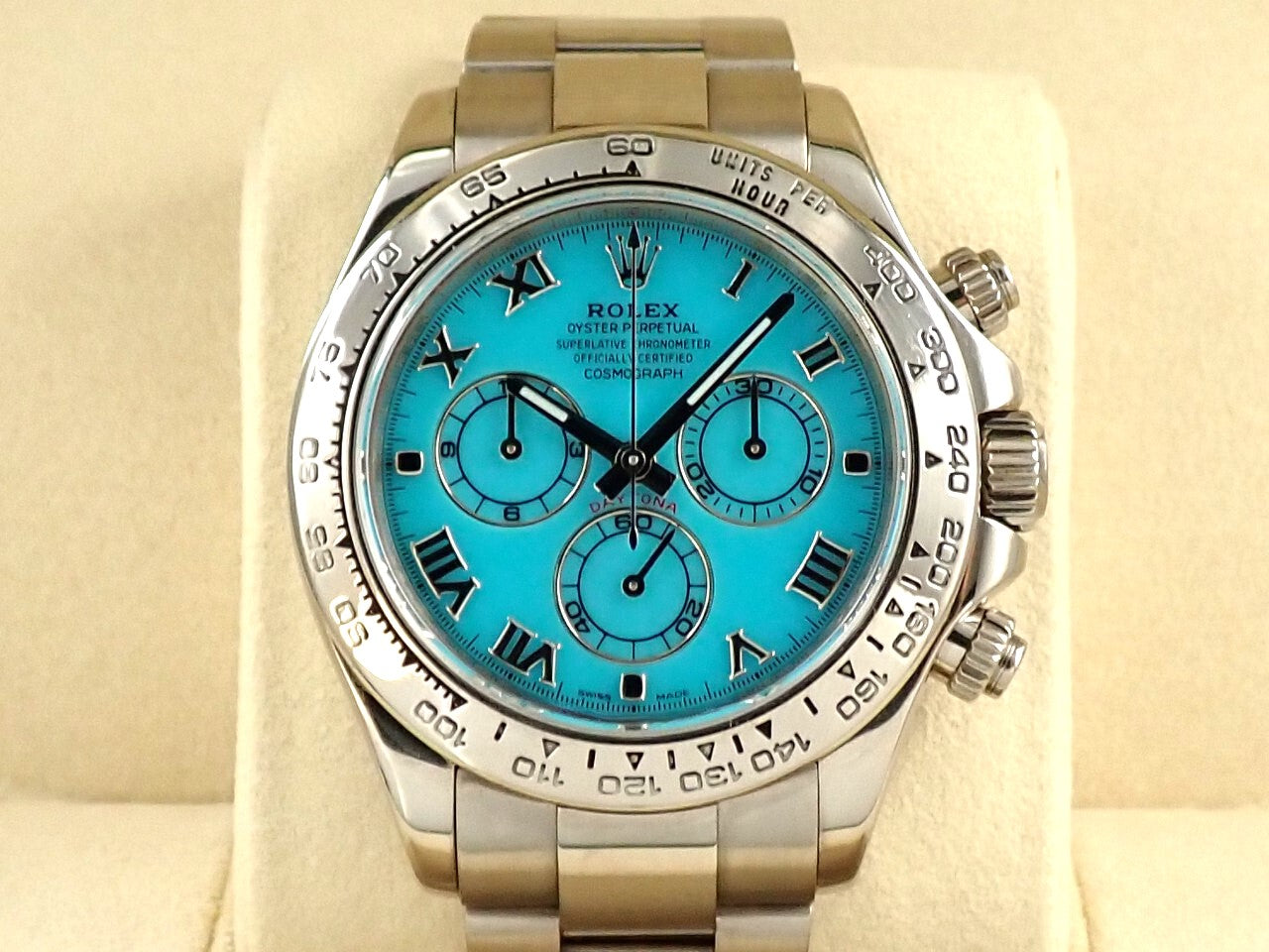 Rolex Daytona Ref.116509 18KWG Turquoise Dial