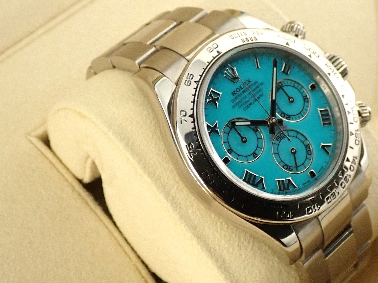 Rolex Daytona Ref.116509 18KWG Turquoise Dial